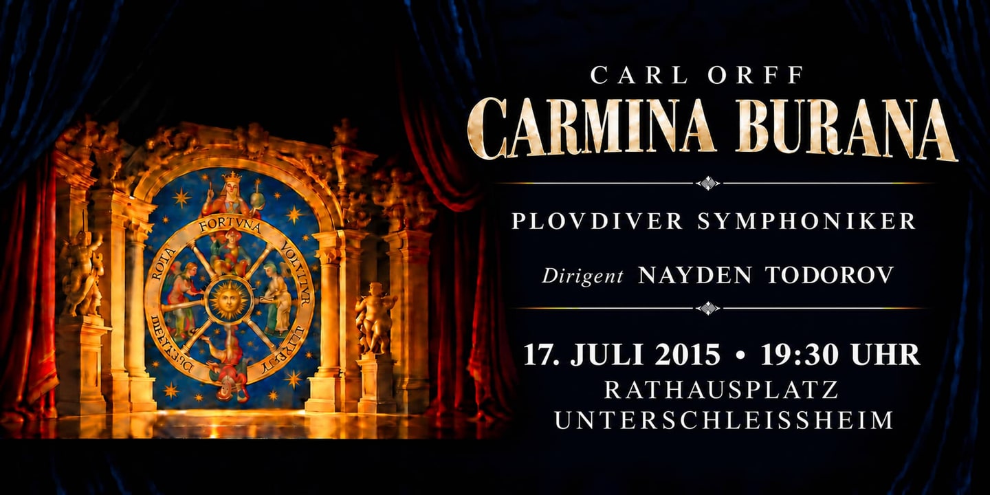 Event banner: Carmina Burana (17.07.2015)