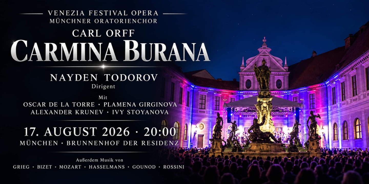 Event banner: Carmina Burana (17.08.2026)