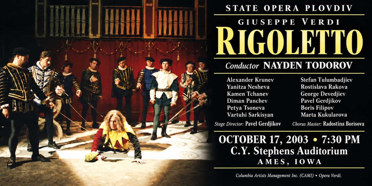 Event banner: Rigoletto (17.10.2003)