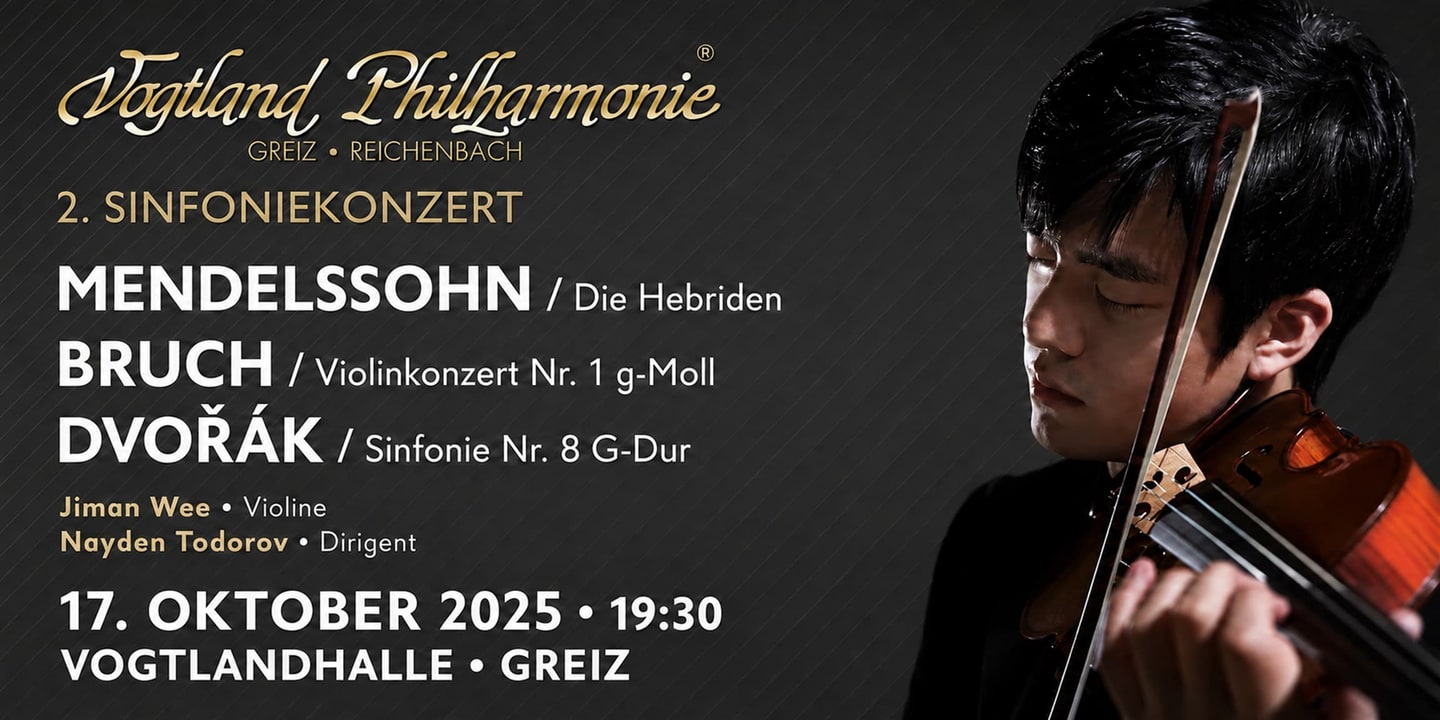 Event banner: Vogtland Philharmonic (17.10.2025)