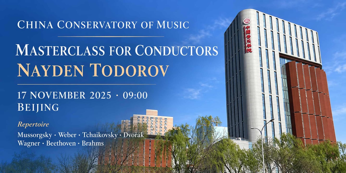 Event banner: Master class for conductors (17.11.2025)