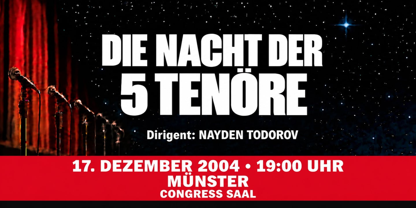 Event banner: Die Nacht der 5 Tenöre (17.12.2004)