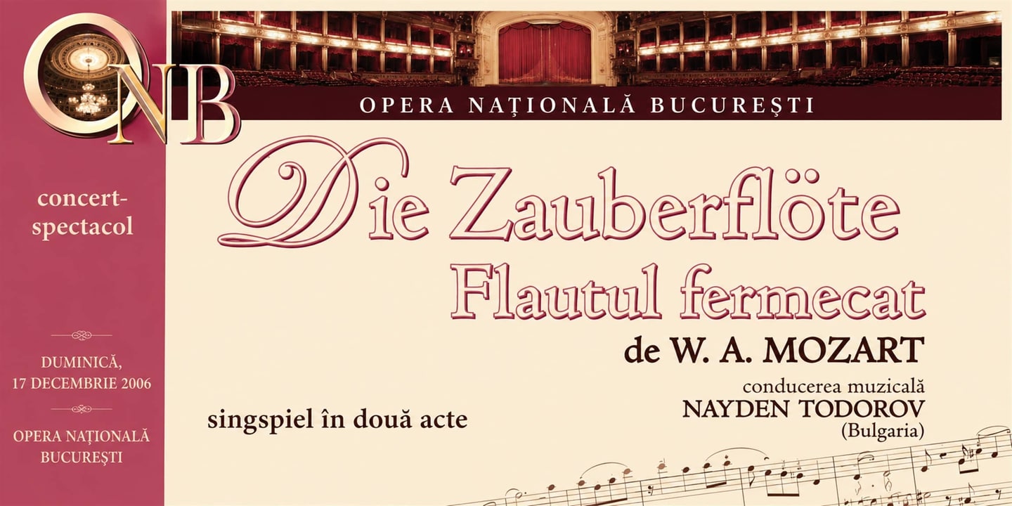 Event banner: Magic Flute by Mozart (17.12.2006)