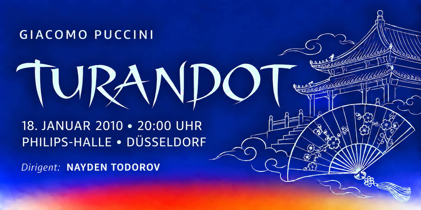 Event banner: Turandot by Puccini (18.01.2010)