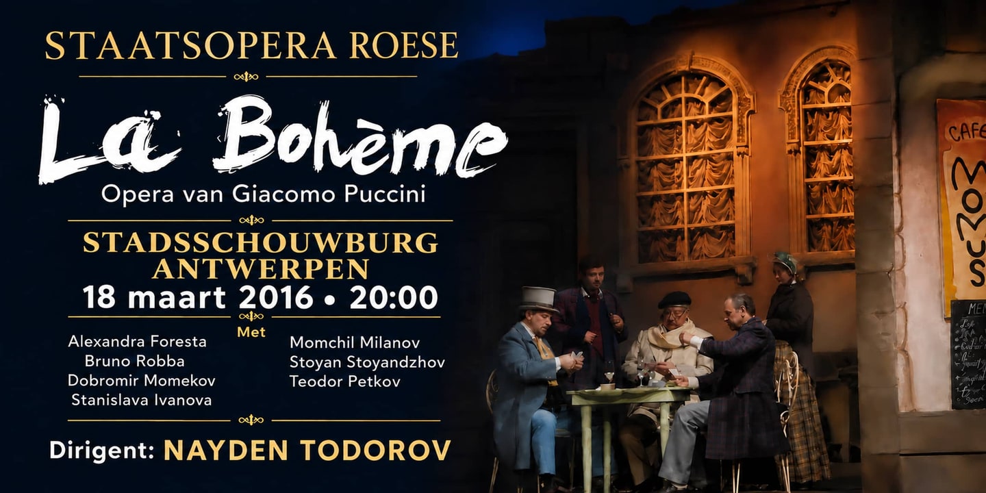 Event banner: La bohème (18.03.2016)