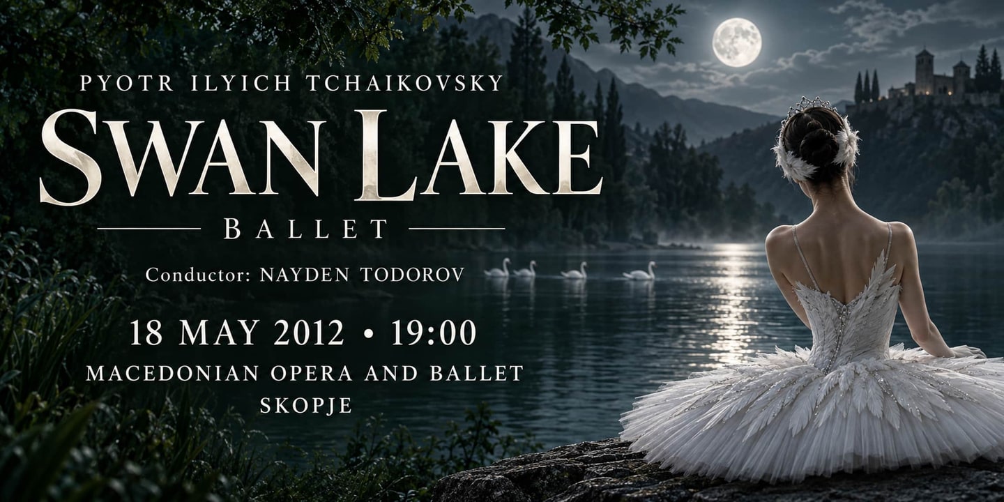 Event banner: Swan Lake by Tchaikovsky (18.05.2012)