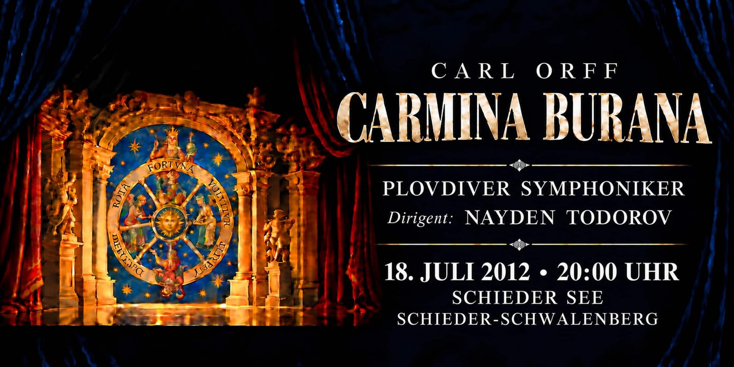 Event banner: Carmina Burana (18.07.2012)