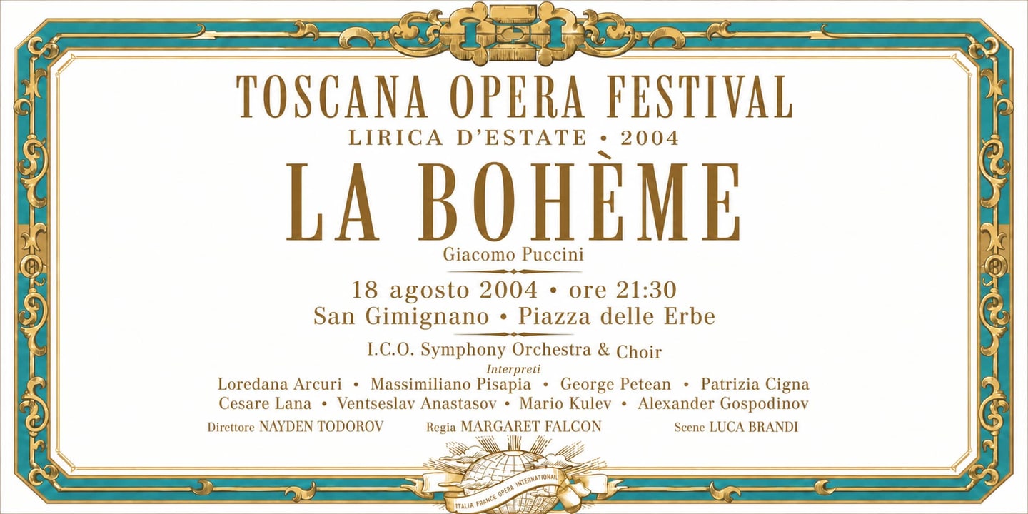 Event banner: La bohème (18.08.2004)
