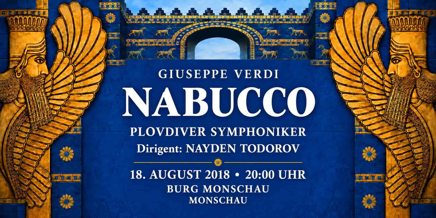 Event banner: Nabucco by Verdi (18.08.2018)