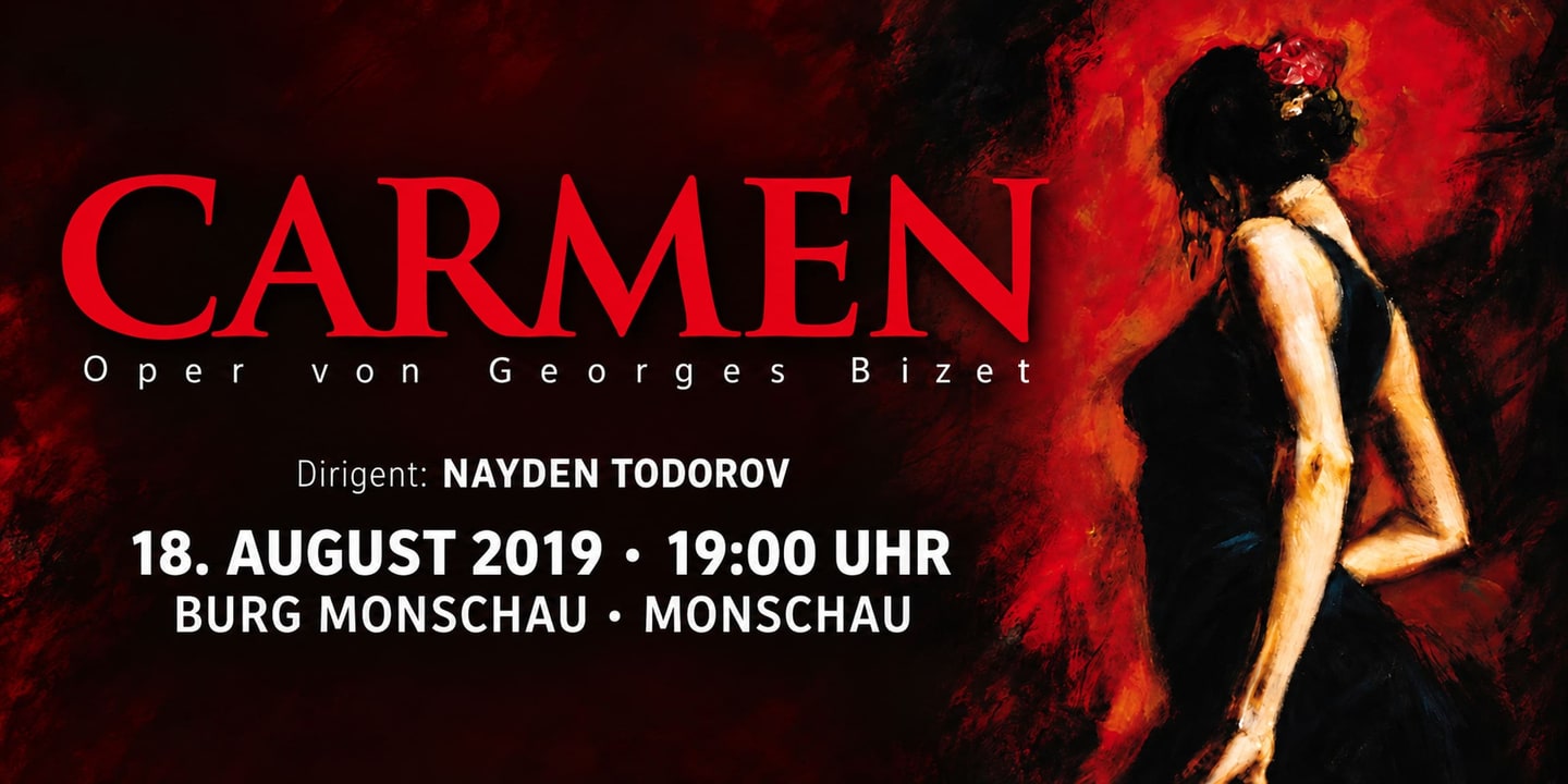 Event banner: Carmen in Monschau (18.08.2019)
