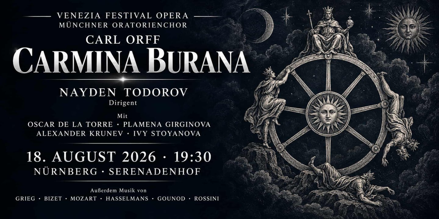 Event banner: Carmina Burana (18.08.2026)