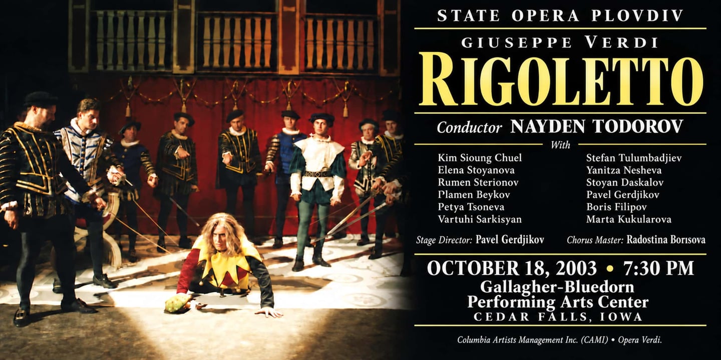 Event banner: Rigoletto (18.10.2003)