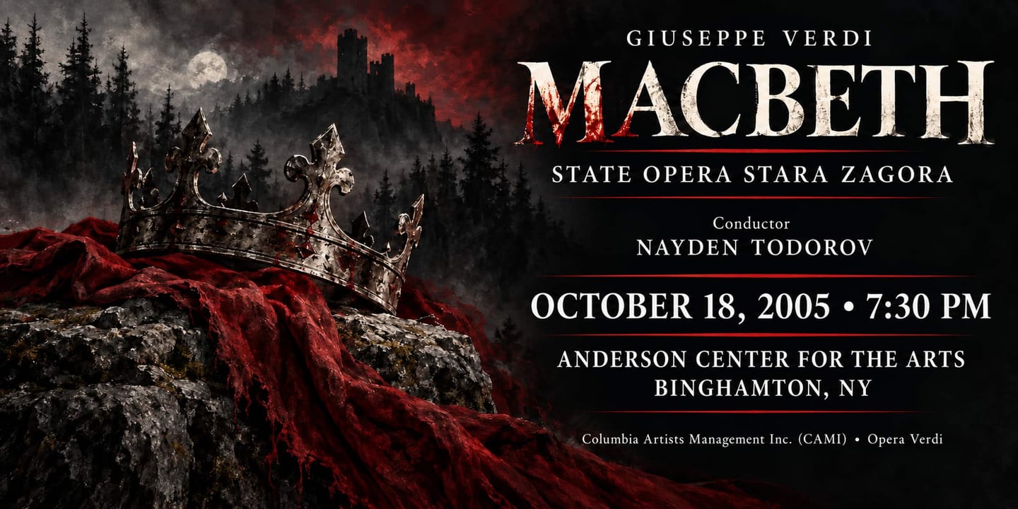 Event banner: Macbeth (18.10.2005)