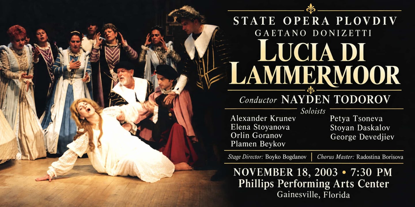 Event banner: Lucia di Lammermoor (18.11.2003)