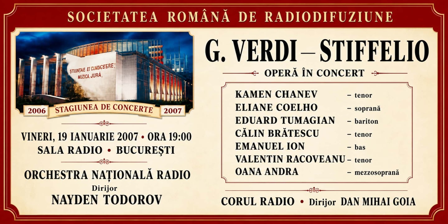 Event banner: Stiffelio (opera in concert) (19.01.2007)