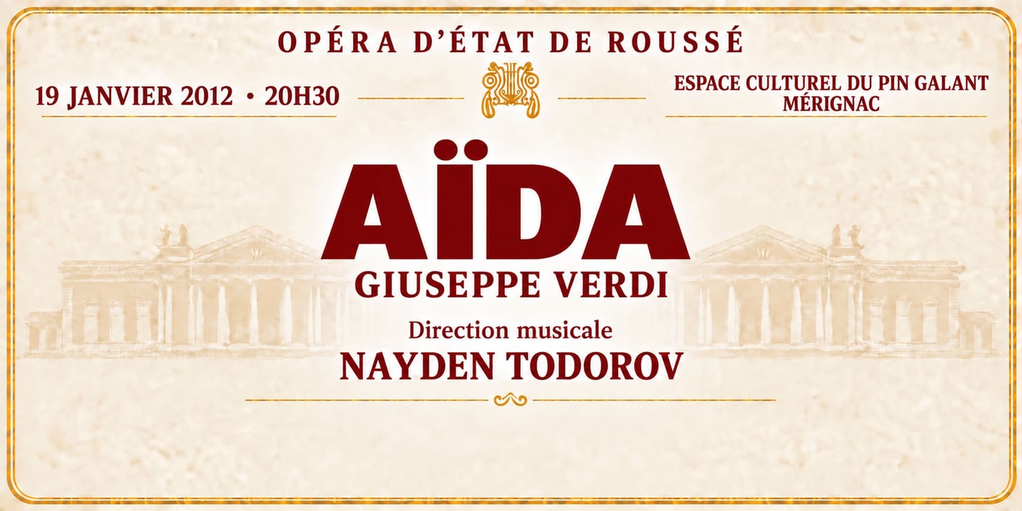 Event banner: Aida by Verdi (19.01.2012)
