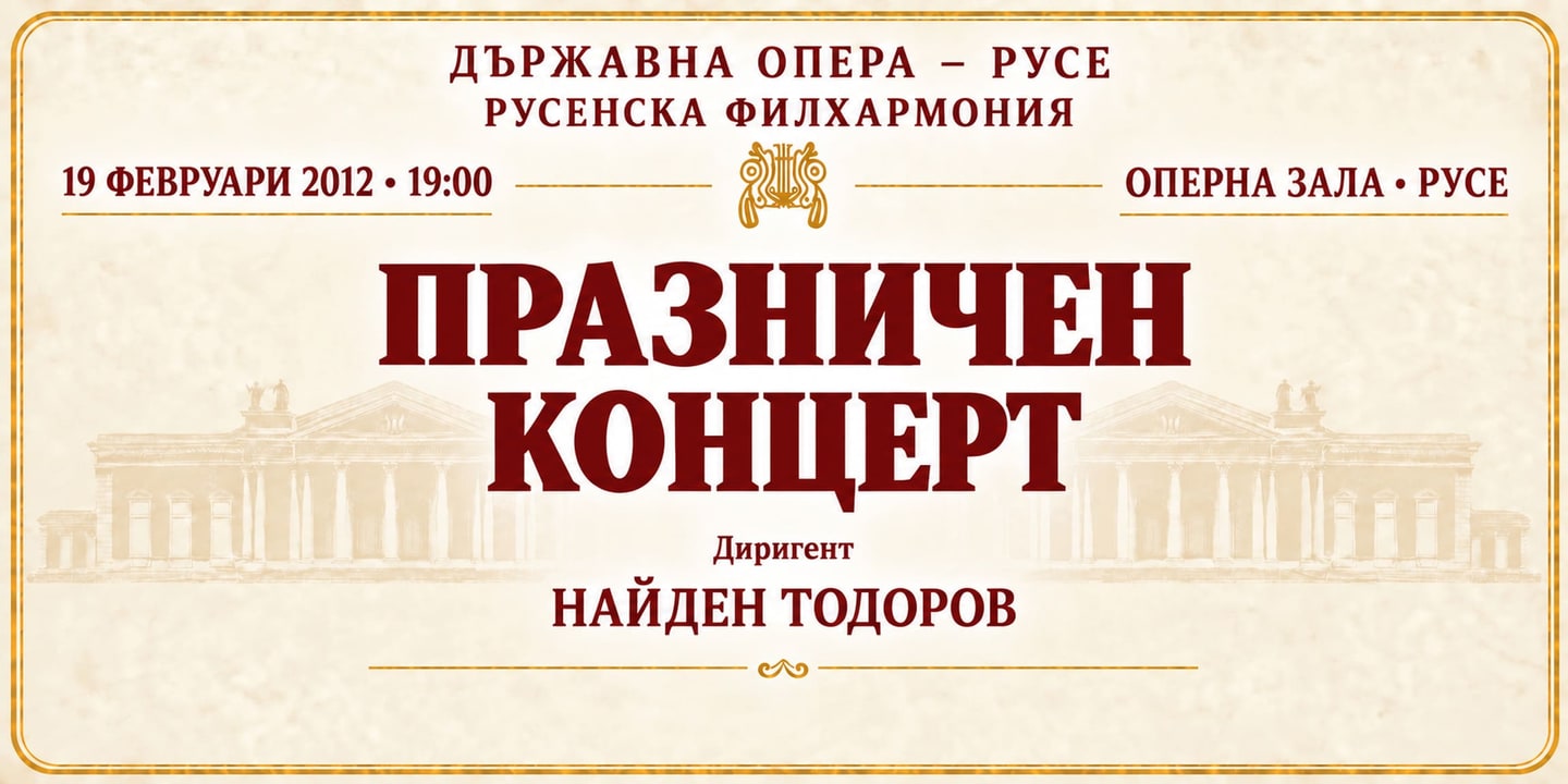 Event banner: Festive concert (19.02.2012)
