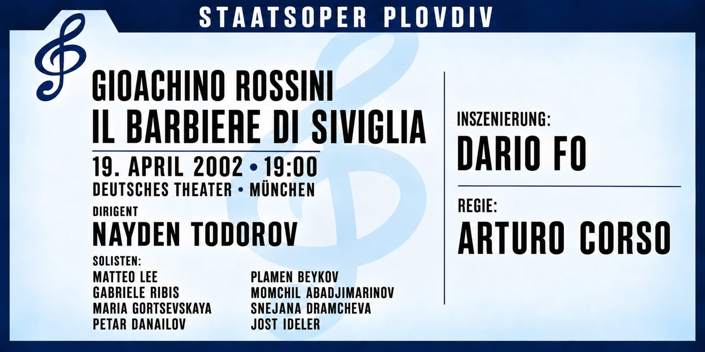 Event banner: Concert with State Opera Plovdiv (19.04.2002)