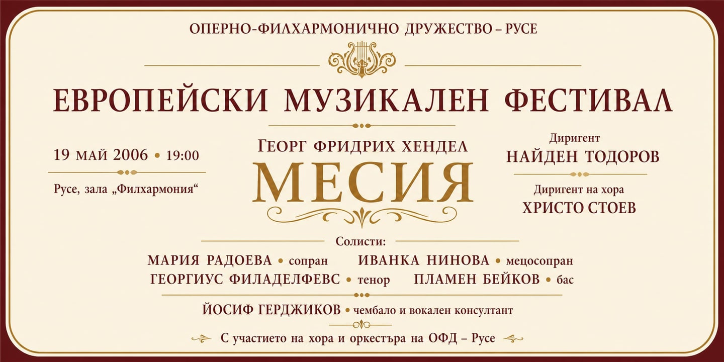 Event banner: Philharmonic concert (19.05.2006)