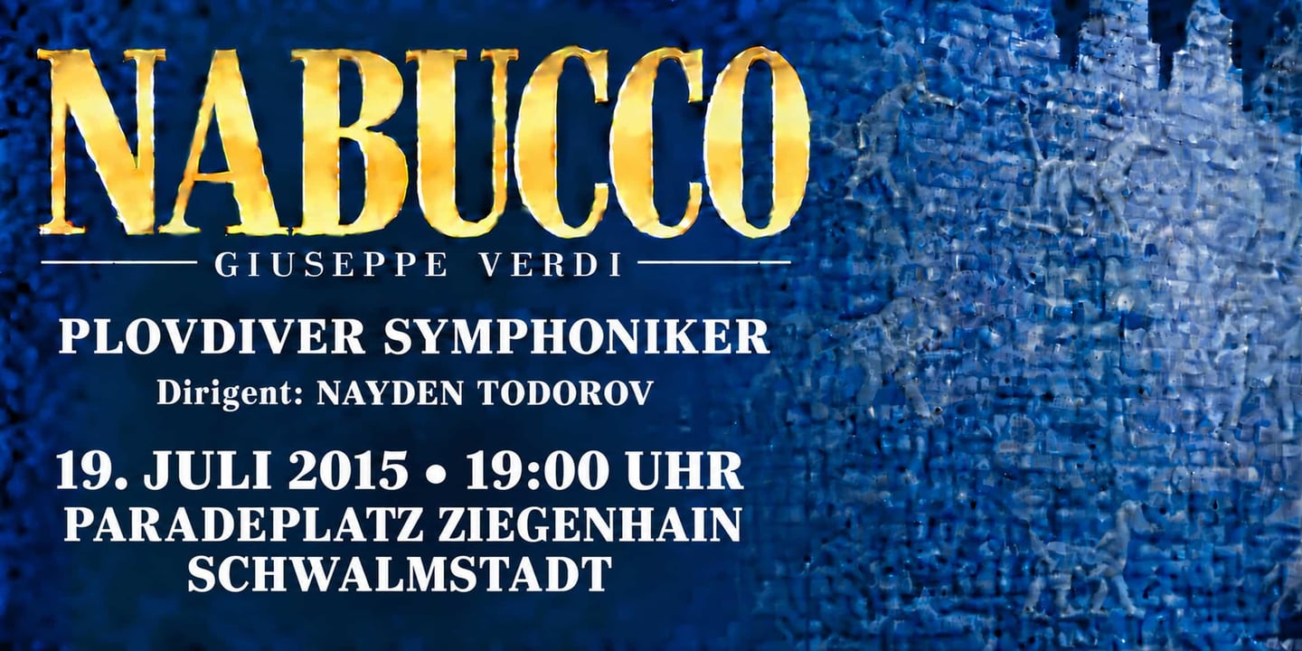 Event banner: Nabucco by Verdi (19.07.2015)