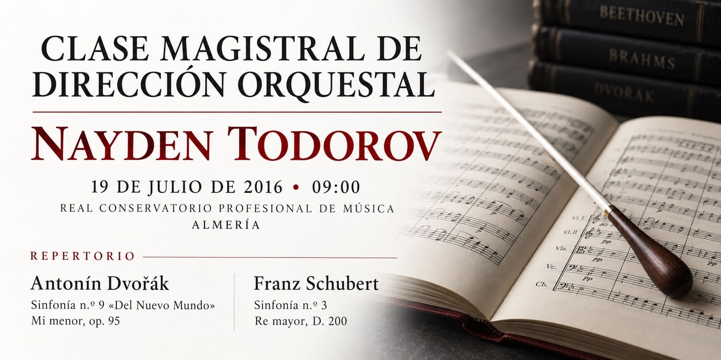 Event banner: Master class for conductors (19.07.2016)