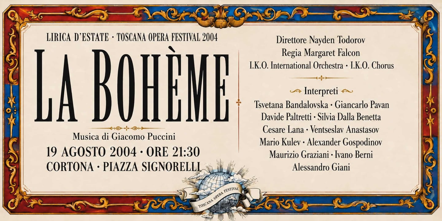 Event banner: La bohème (19.08.2004)