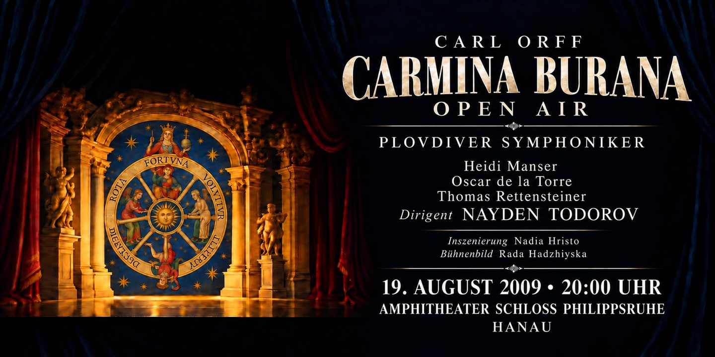 Event banner: Carmina Burana (19.08.2009)