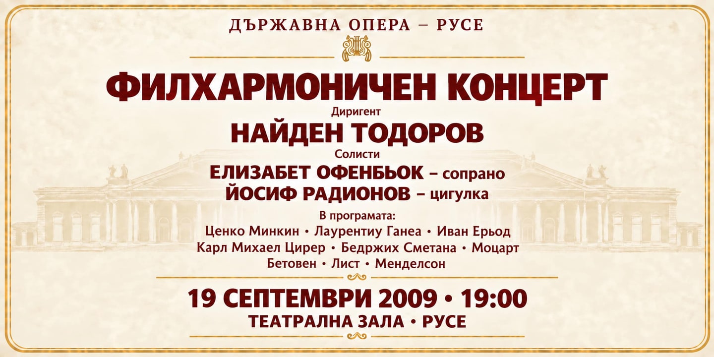 Event banner: Philharmonic concert (19.09.2009)