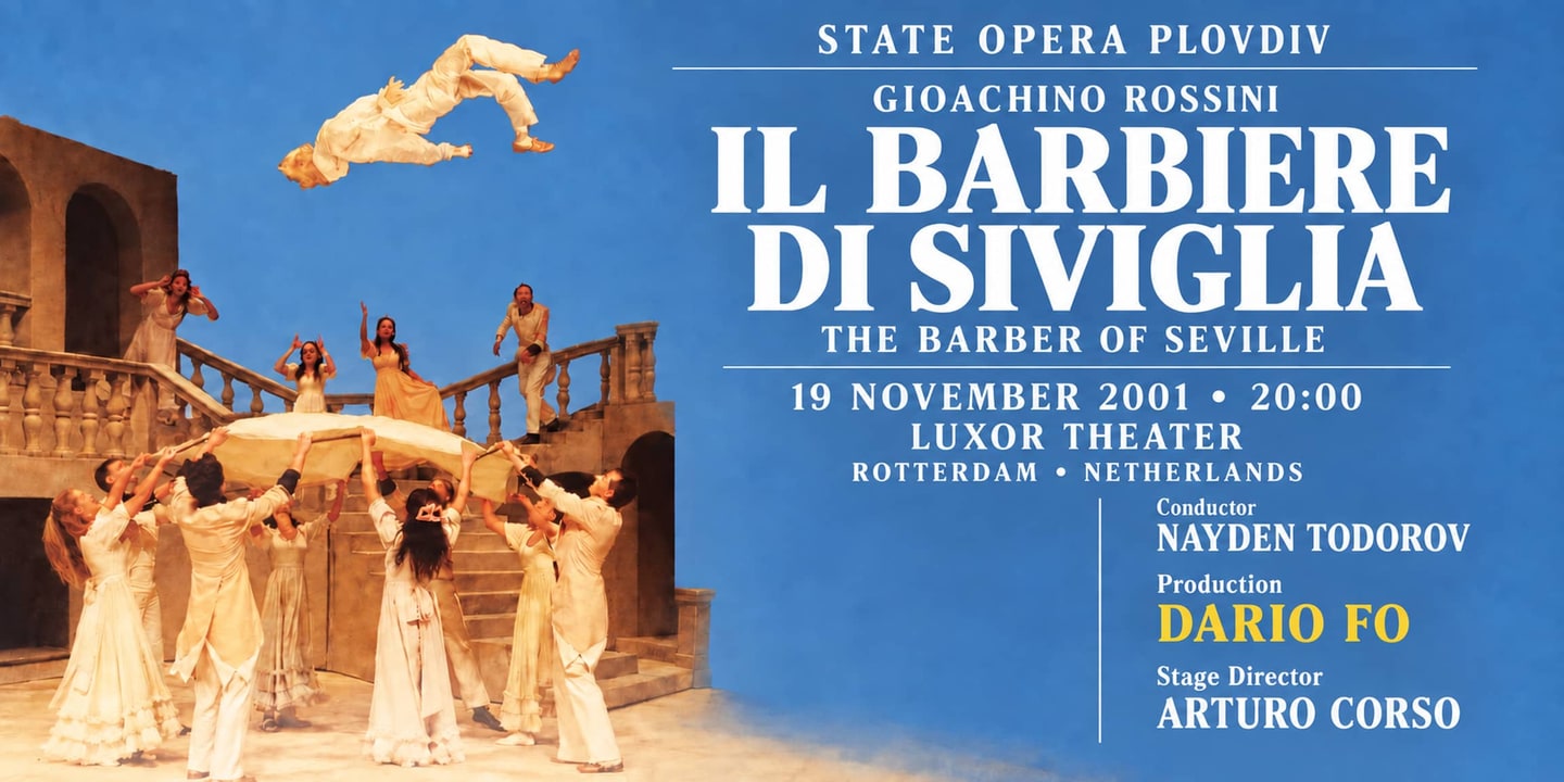 Event banner: Il barbiere di Siviglia (19.11.2001)
