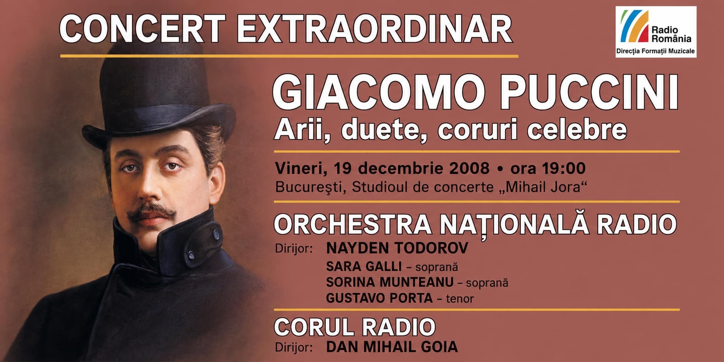 Event banner: Puccini - Arias, duets and choruses (19.12.2008)