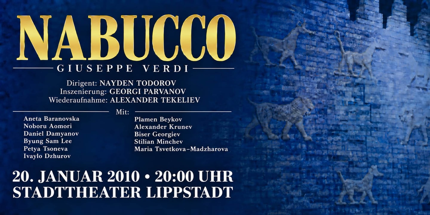 Event banner: Nabucco (20.01.2010)