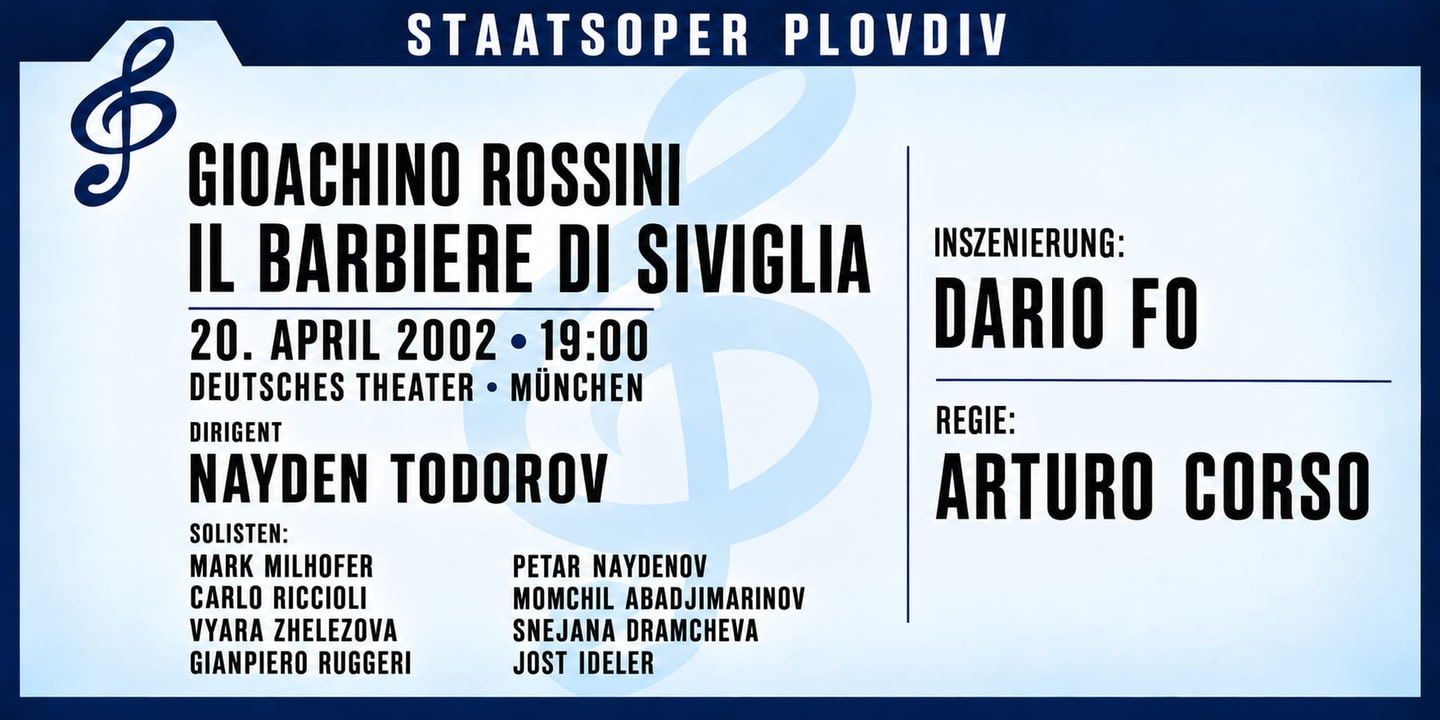 Event banner: Concert with State Opera Plovdiv (20.04.2002)