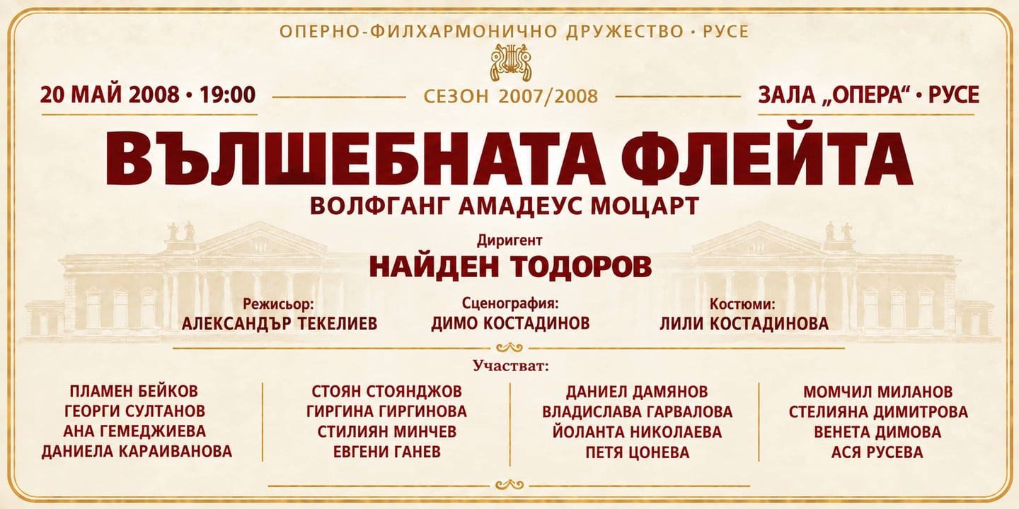 Event banner: The Magic Flute (20.05.2008)