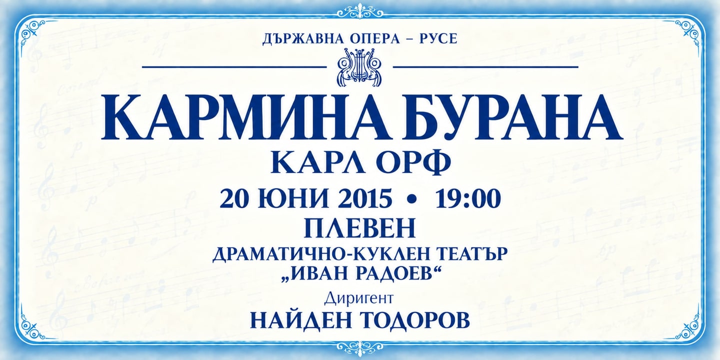 Event banner: Carmina Burana (20.06.2015)