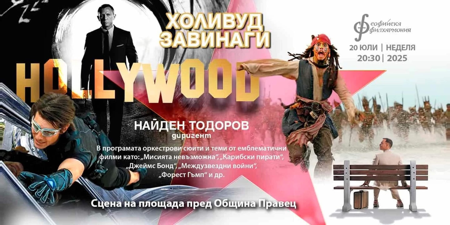 Event banner: Hollywood Forever with Nayden Todorov (20.07.2025)