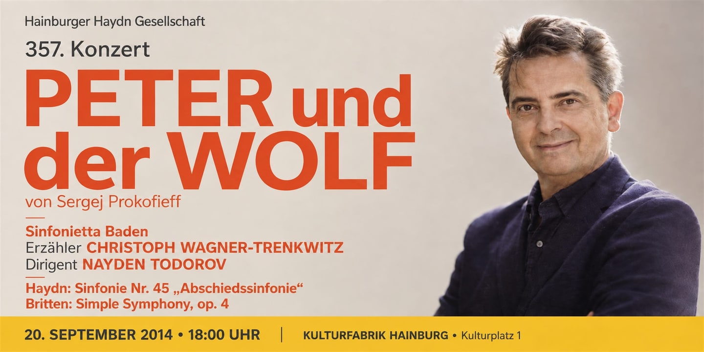 Event banner: PETER und der WOLF (20.09.2014)