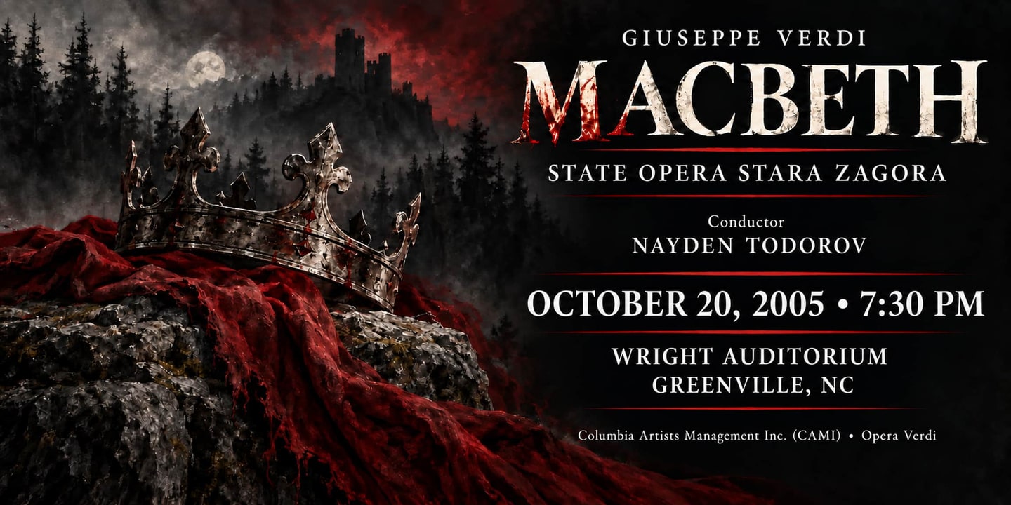 Event banner: Macbeth (20.10.2005)