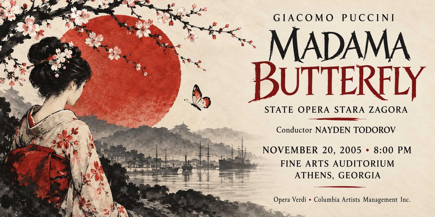 Event banner: Madama Butterfly (20.11.2005)