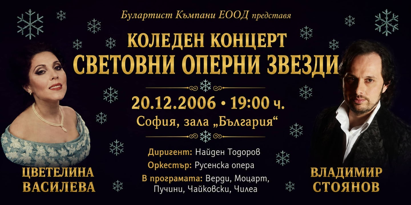 Event banner: Christmas concert (20.12.2006)
