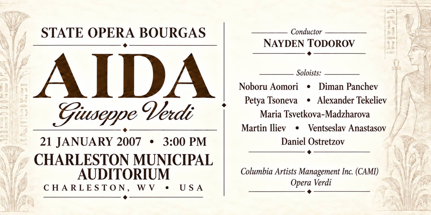Event banner: Aida (21.01.2007)