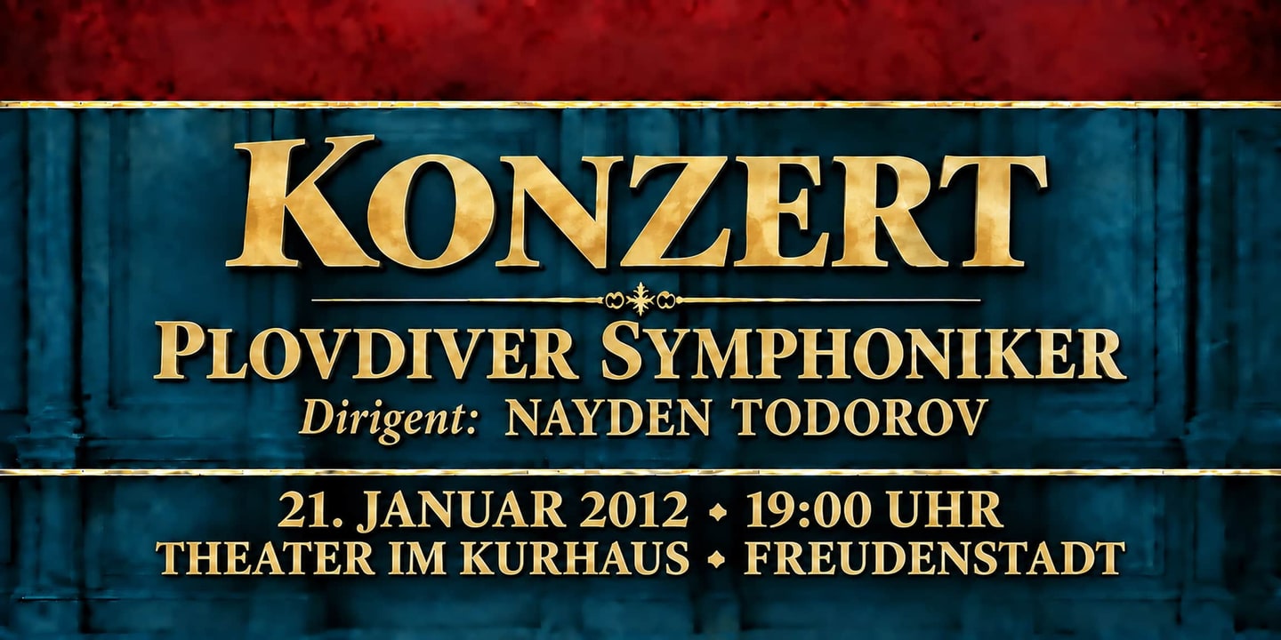 Event banner: Concert with Plovdiver Symphoniker (21.01.2012)