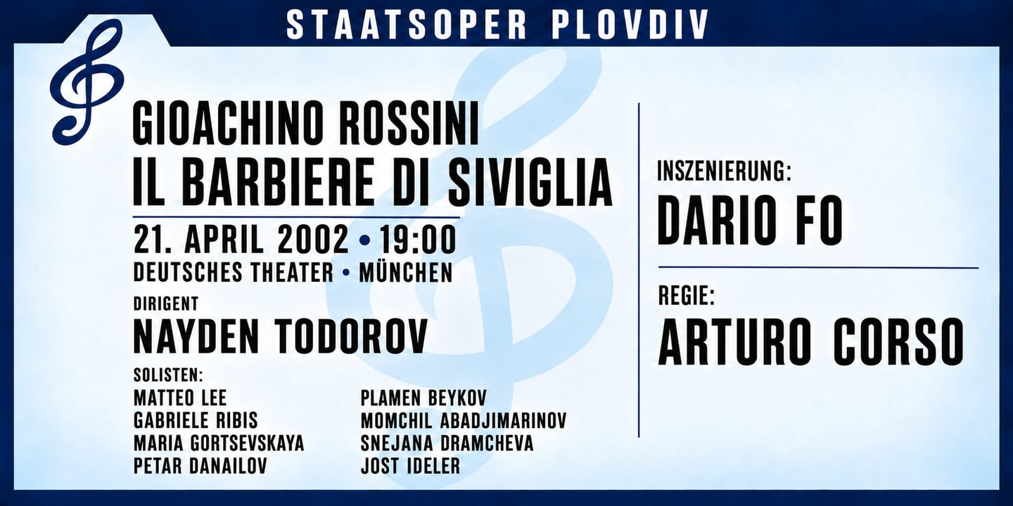 Event banner: Concert with State Opera Plovdiv (21.04.2002)