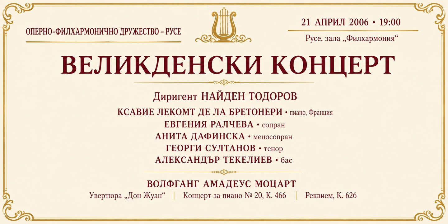 Event banner: Easter concert (21.04.2006)