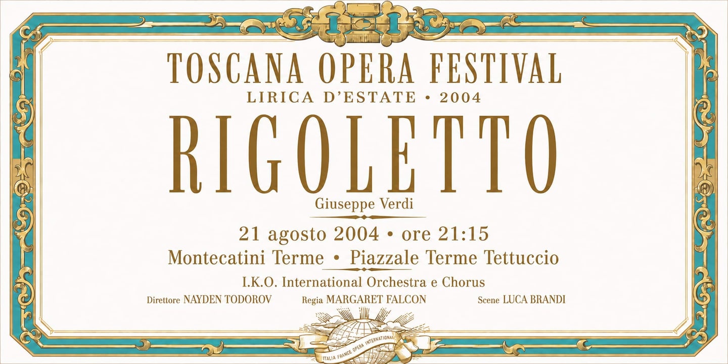 Event banner: Rigoletto (21.08.2004)