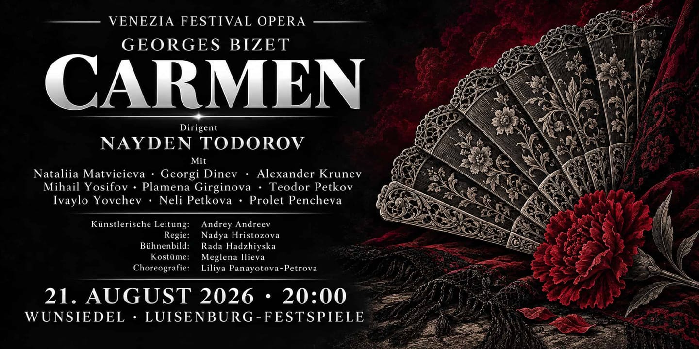 Event banner: Carmen (21.08.2026)