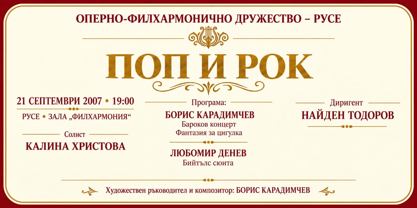 Event banner: Pop & Rock (21.09.2007)