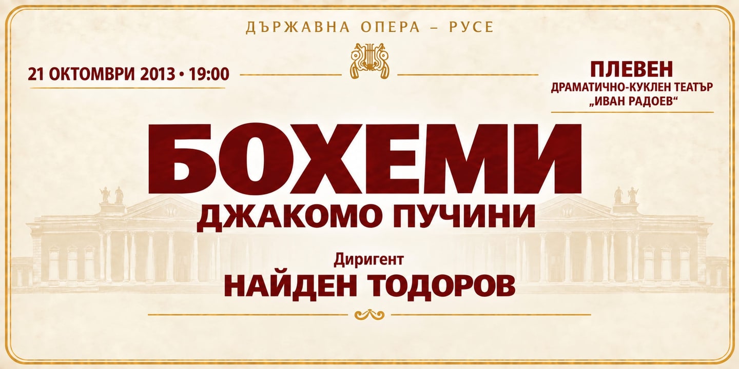 Event banner: La bohème (21.10.2013)