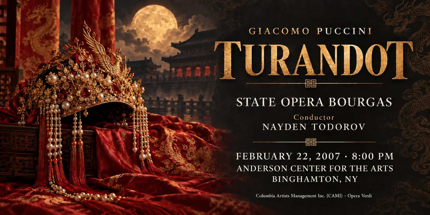 Event banner: Turandot by Puccini (22.02.2007)