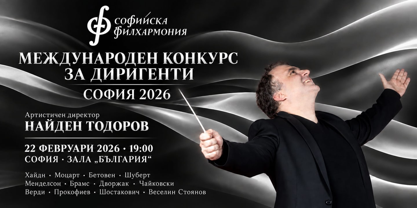 Event banner: Sofia International Conducting Competition (22.02.2026)
