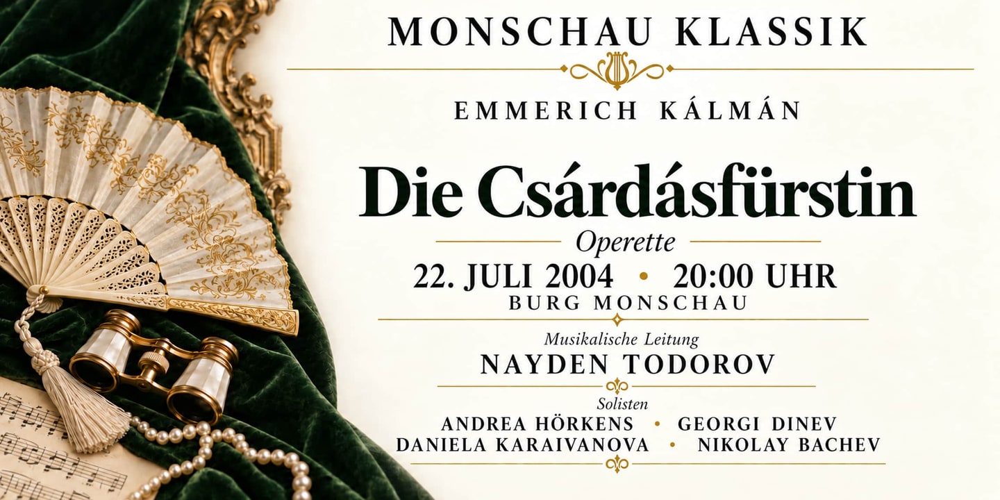 Event banner: Die Csárdásfürstin (22.07.2004)
